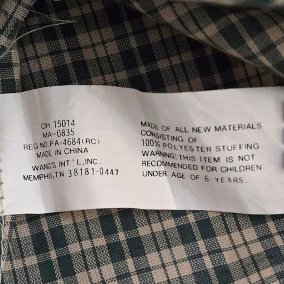 Handmade 11" Primitive Folk Art Cloth Rag Doll Country Farmhouse Decor on Chair - Picture 10 of 11